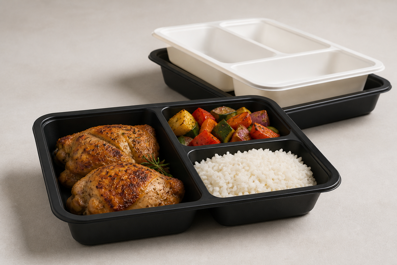 CPET prepared-meal trays designed for higher-heat and reheating applications