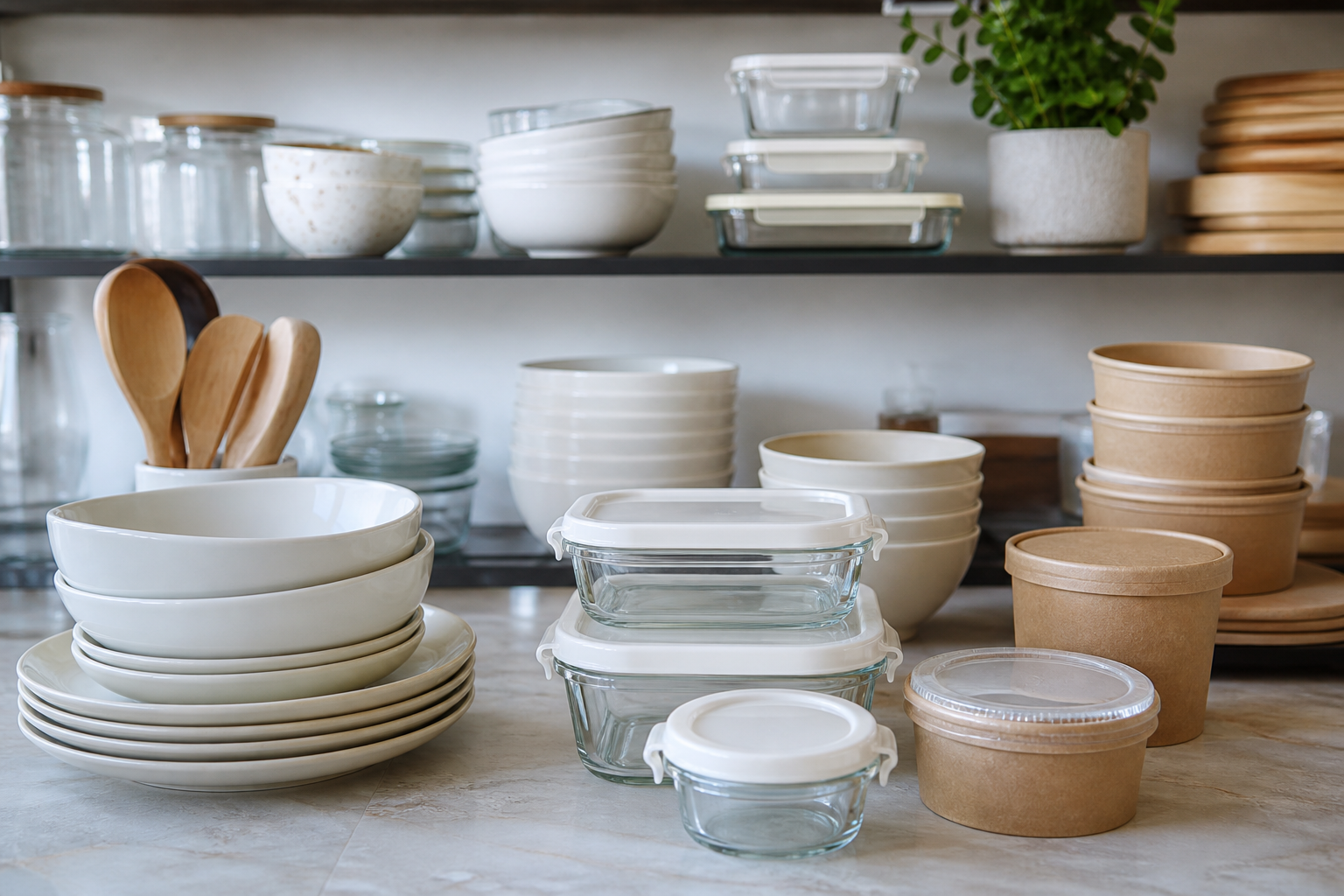 Food-contact labeling review for reusable kitchenware and takeaway packaging