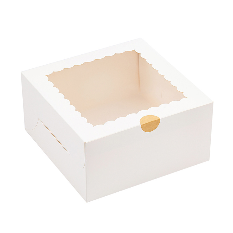 White Window Cake Box 8x8x5inch