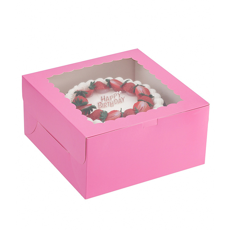 White Window Cake Box 8x8x5inch thumbnail 3