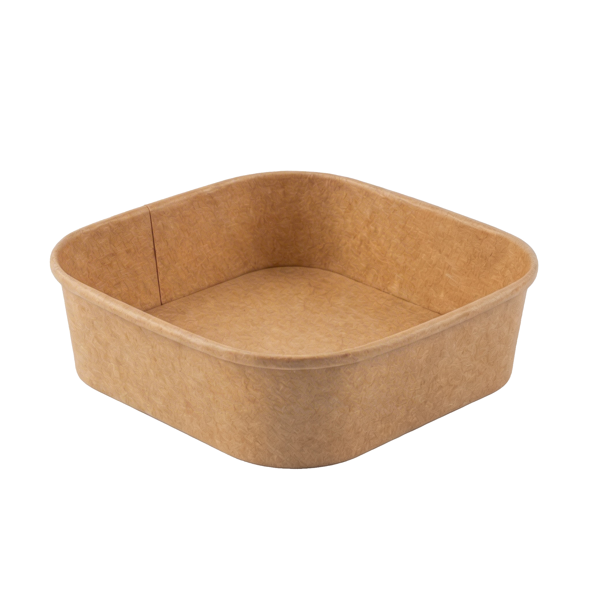 Squared Kraft Paper Bowl 700ml