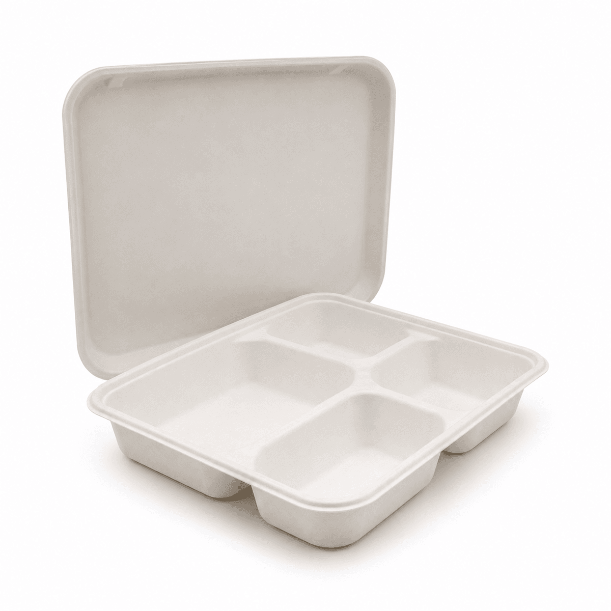 plant-fiber compartment tray