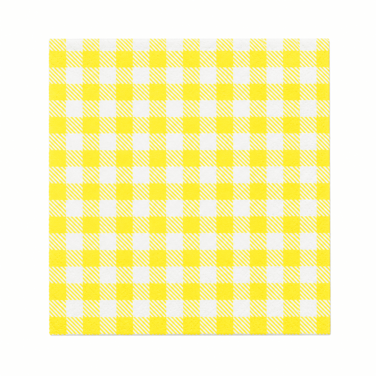 yellow checkered paper-bag design