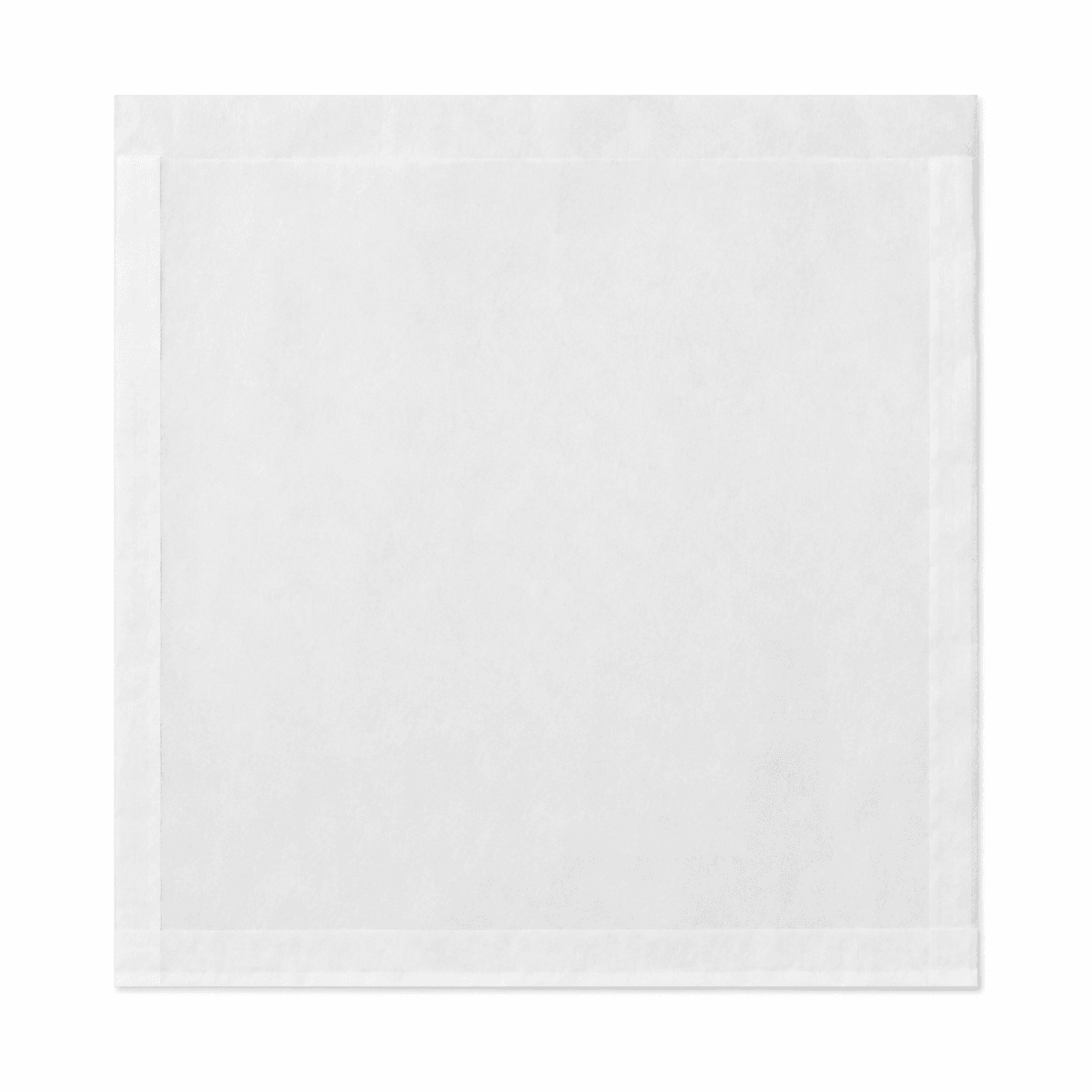 white newspaper-print bag design