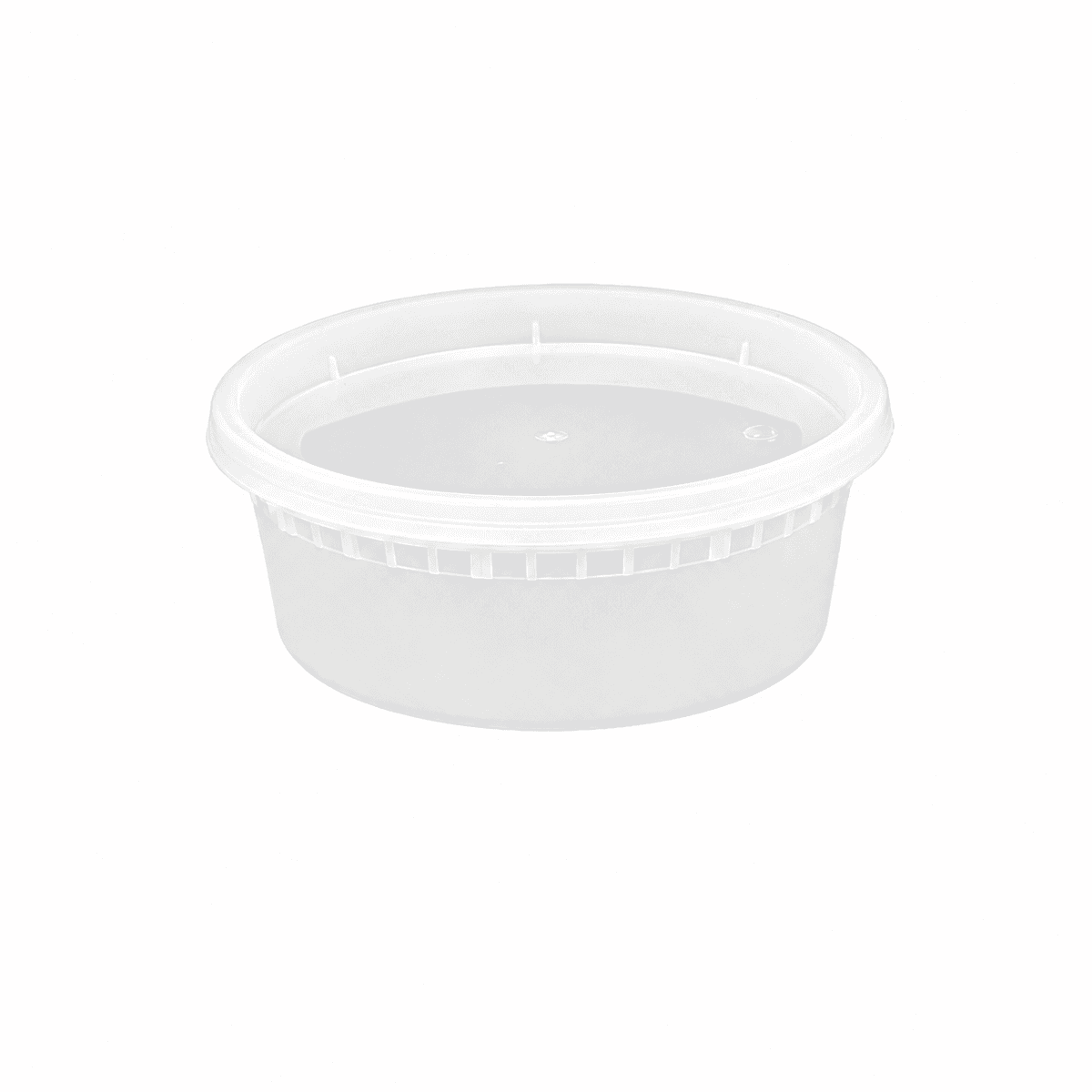 8OZoz Disposable PP Soup Bucket with Lid
