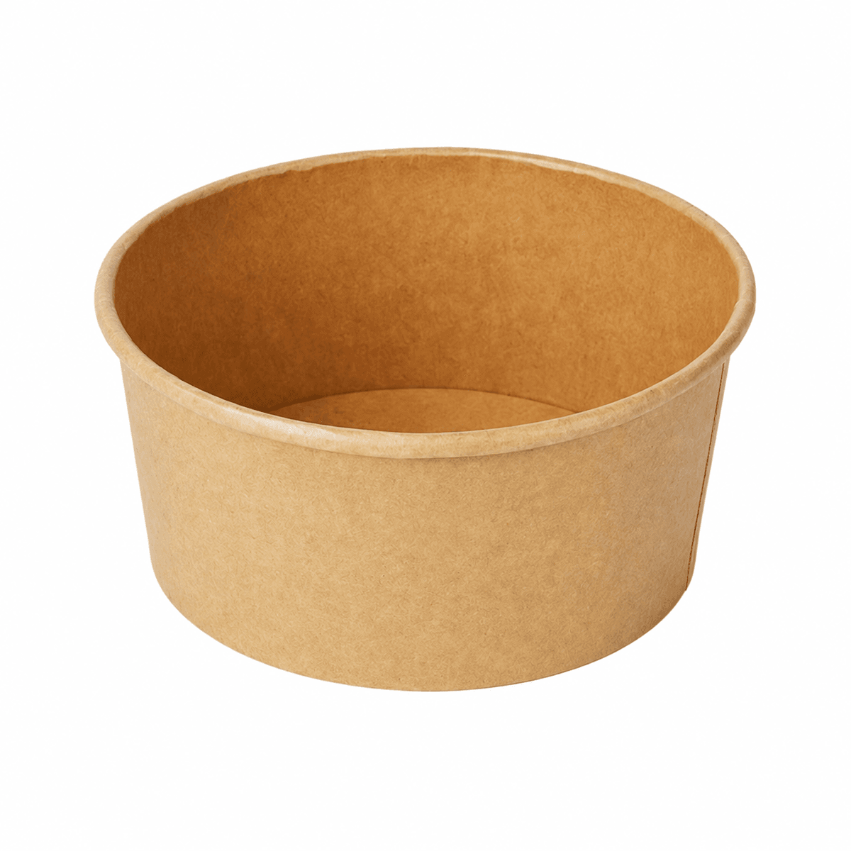 1000ml Round Natural Kraft Paper Bowl (Lid Sold Separately)