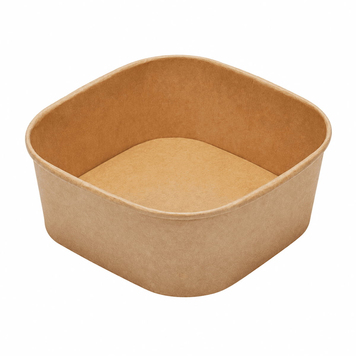 1200ml Kraft Square Food Box (Lid Sold Separately)