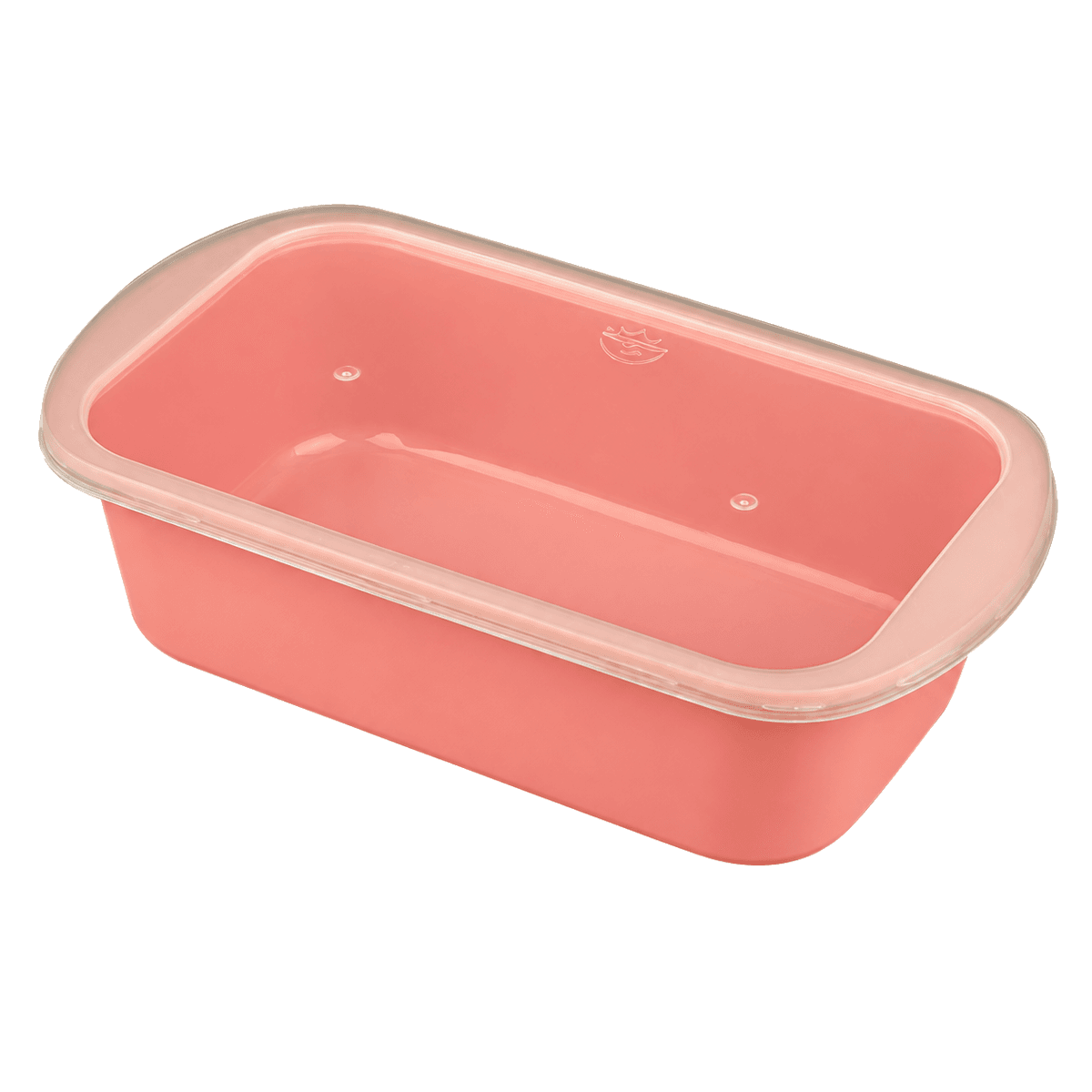 1000ml single-compartment Japanese-style food container (pink)