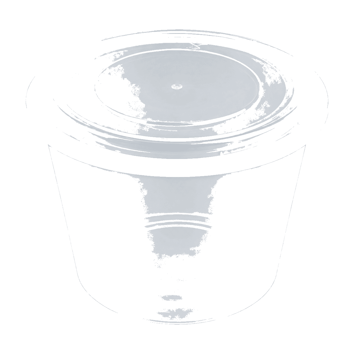 2000ml round container