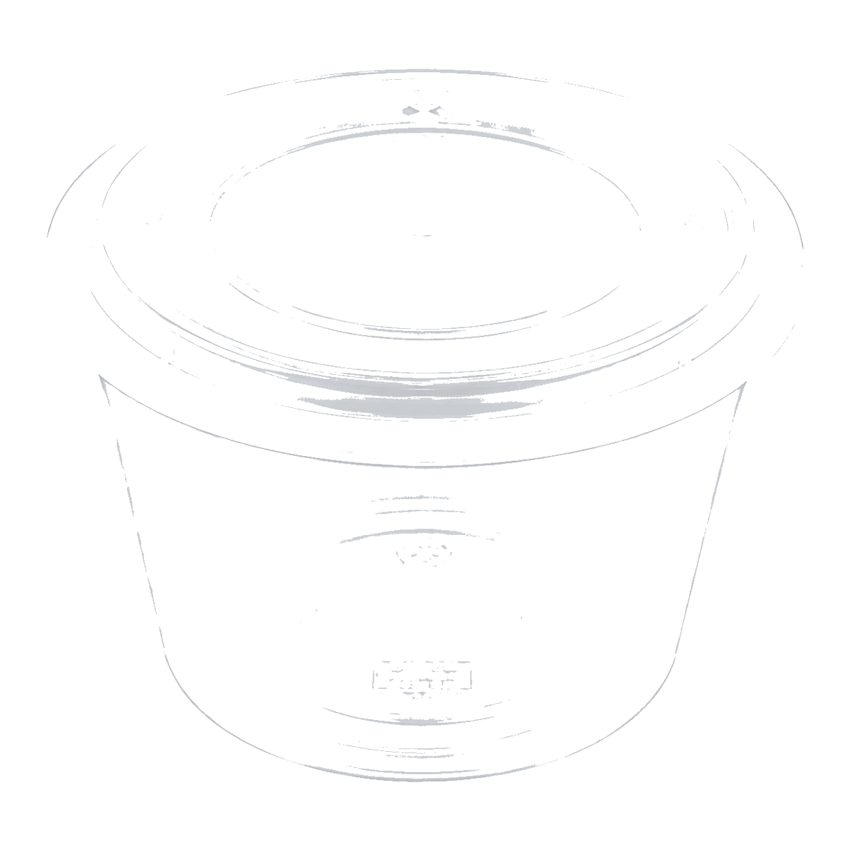 1750ml round container