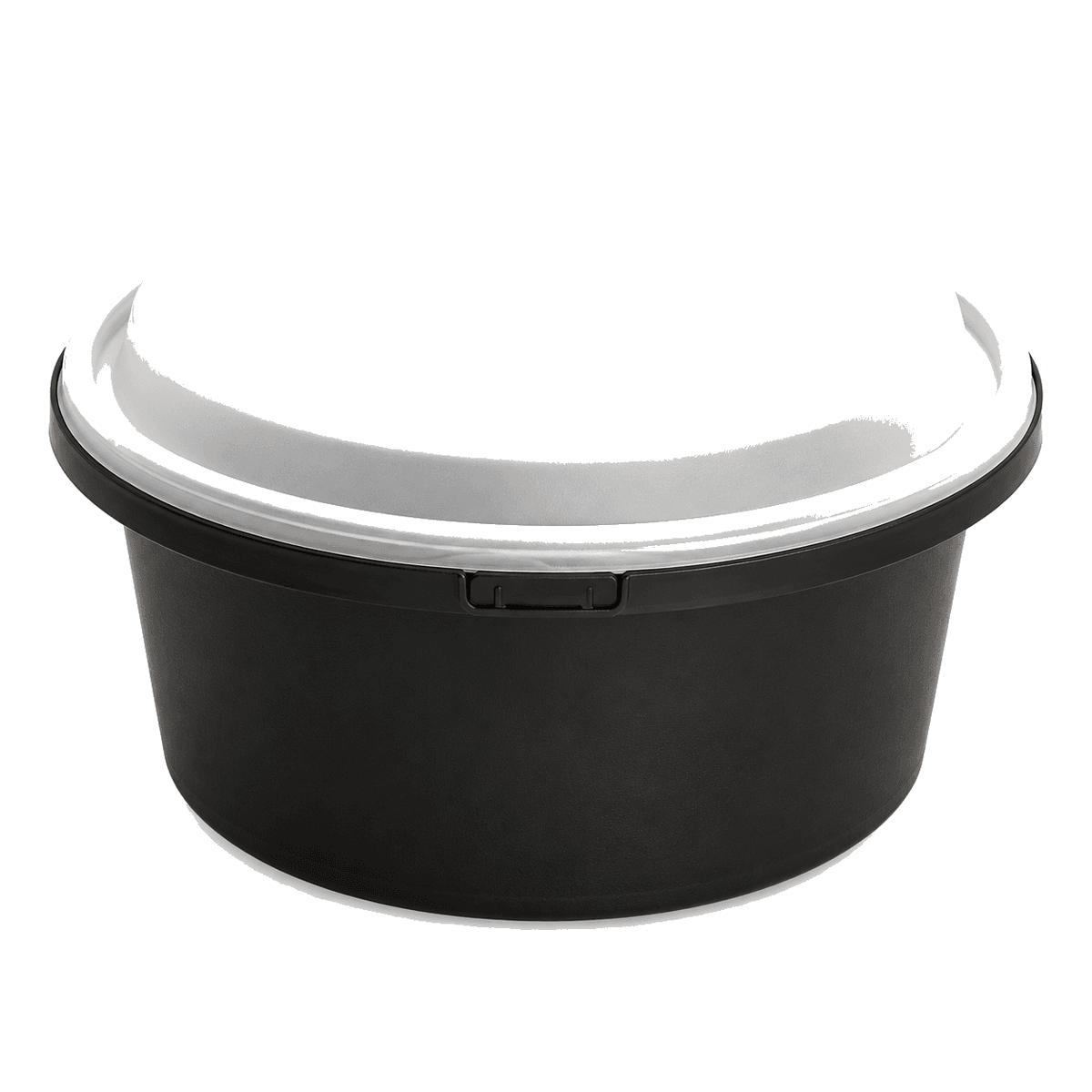 1500ml round tamper-evident food container