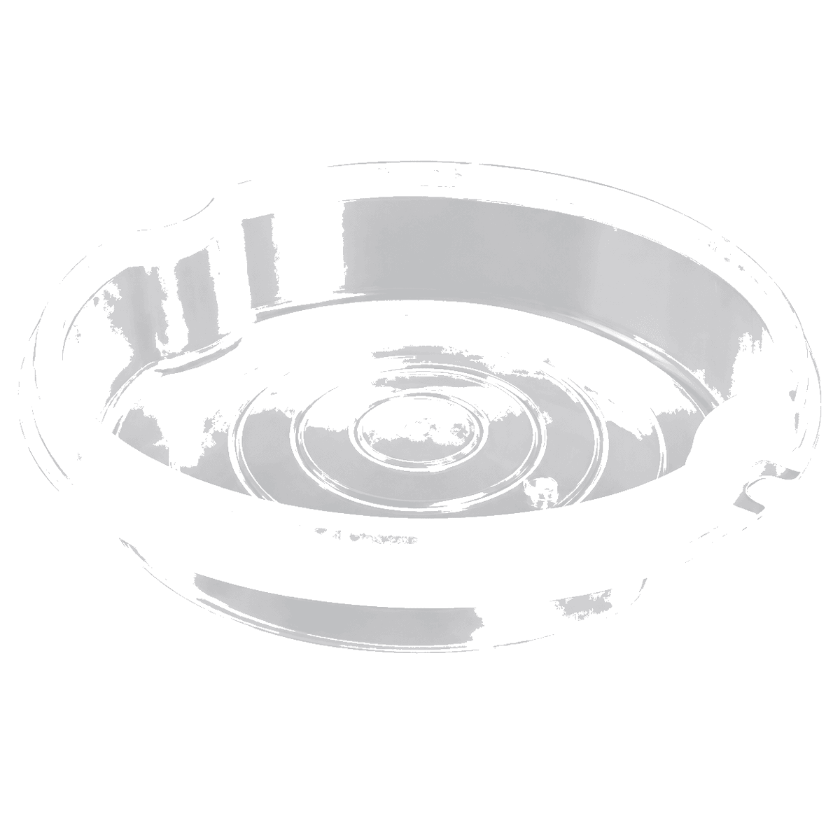 500ml insert tray for round tamper-evident container (clear)