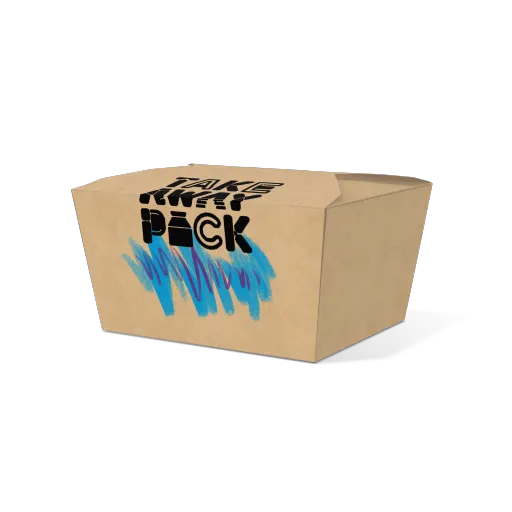 1 - 90s jazz design takeaway paper box