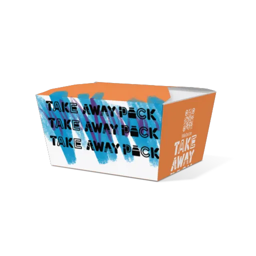 4 - 90s jazz design takeaway paper box