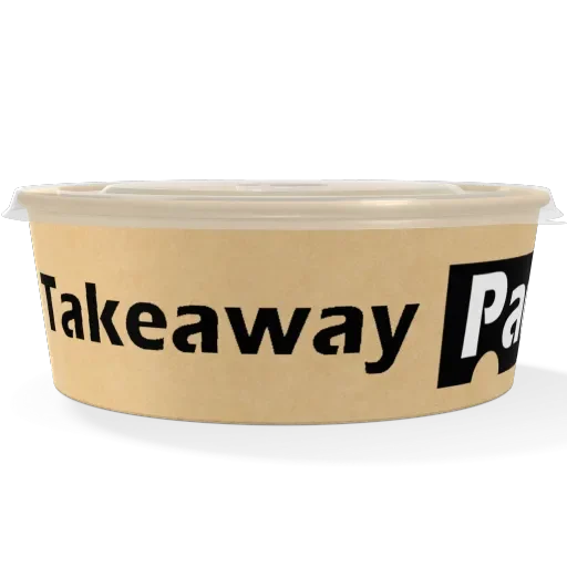 Custom Wide Kraft Paper Bowl