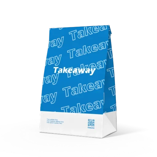 Custom Premium Takeaway Paper Bag