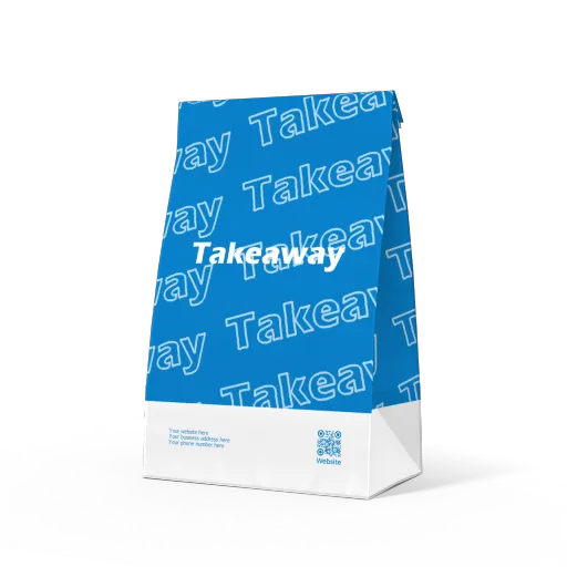 Custom Premium Takeaway Paper Bag