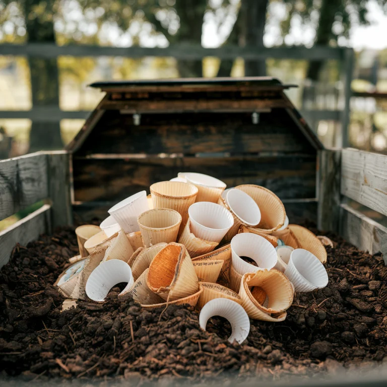 Composting Paper Coffee Filters