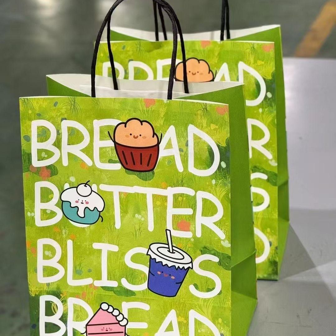 18 - custom paper bags in takeaway pack