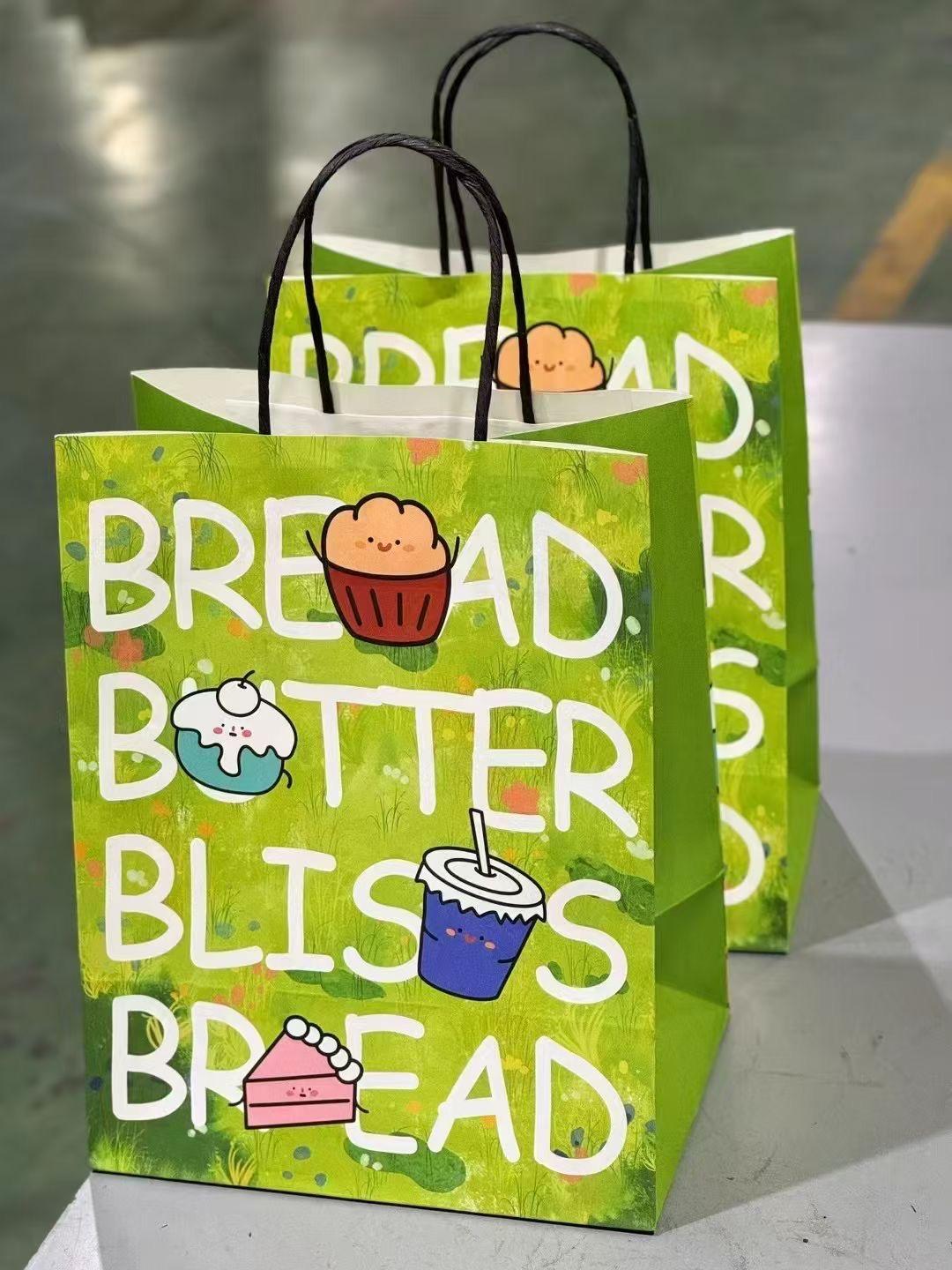 18 - custom paper bags in takeaway pack