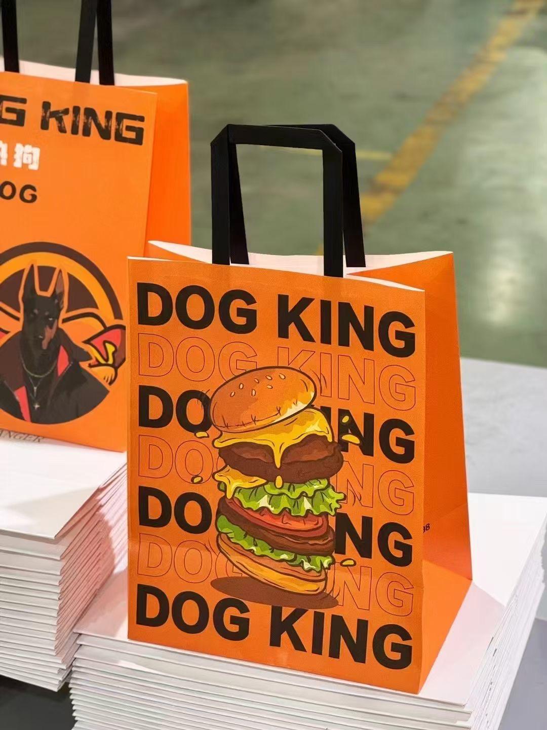 19 - custom paper bags in takeaway pack